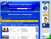 Tablet Screenshot of monteurzimmer-langenhagen.de
